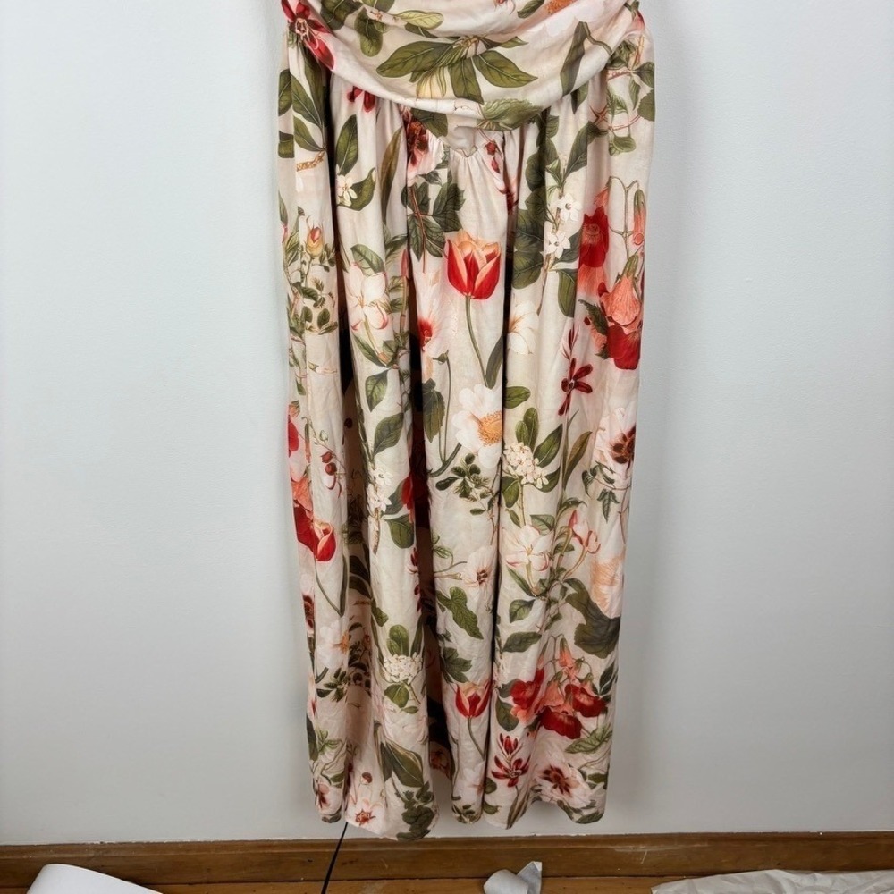 Lulu's Cameron Floral Maxi Cocktail Dress NEW Small Floral Wedding Guest Evening - Picture 5 of 8